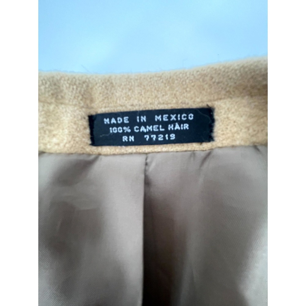 Vintage Botany 500 Blazer Mens Tan 100% Camel Hair Retro Notch Lapel 2 Button - Picture 5 of 12